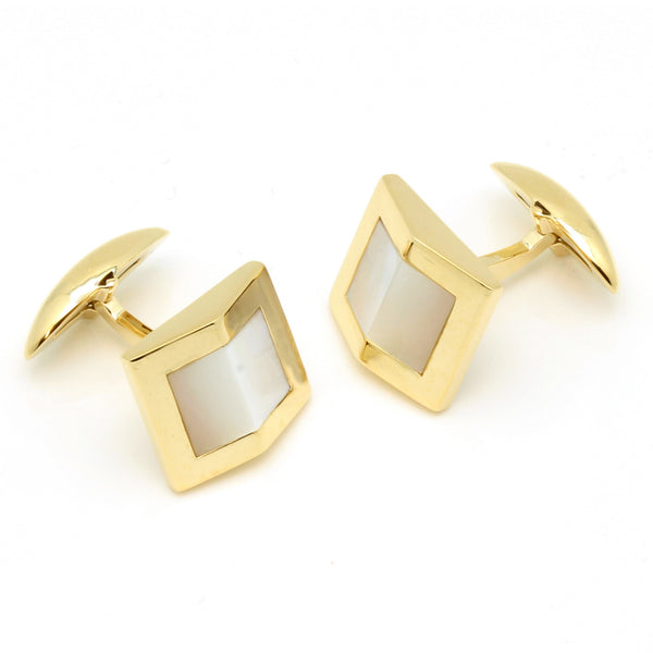 Zsamuel-Mens-10k-Yellow-Gold-with-White-Mother-of-Pearl-Gable-Design-Cufflinks